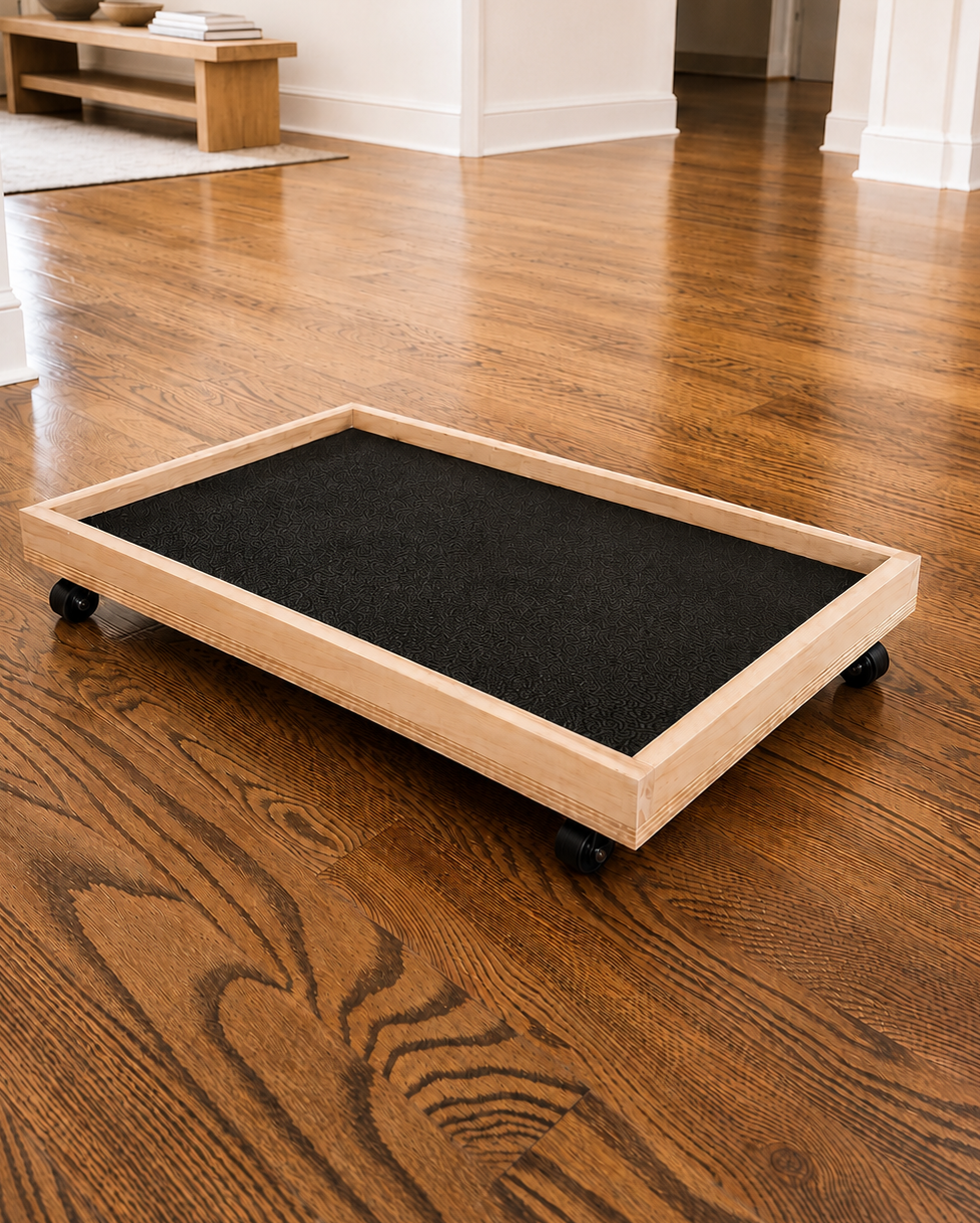 Sweat & Stow - Rolling Gym Storage Cart